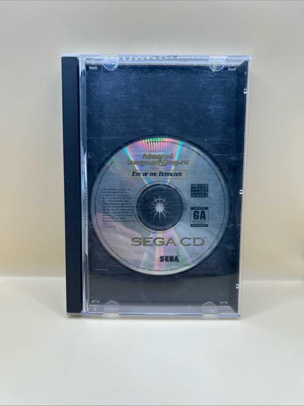 CD Advanced Dungeons & Dragons: Eye of the Beholder - Black Case
